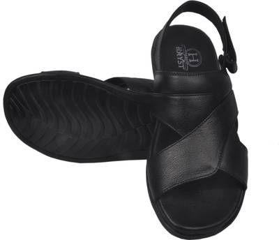 Hayst Men Black Sandals