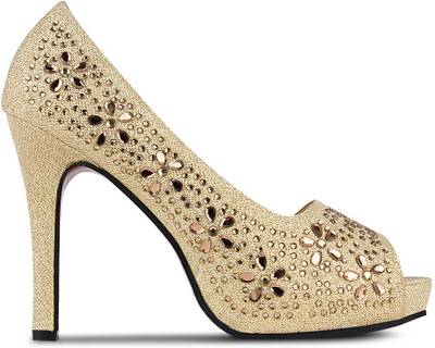 Kielz Women Gold Heels