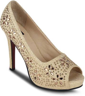 Kielz Women Gold Heels