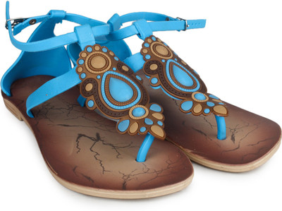 

Do Bhai Women Blue Flats