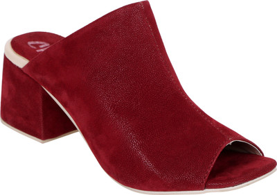 

Chalk Studio Women Maroon Heels