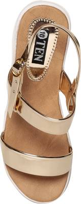 Ten Women Gold Heels