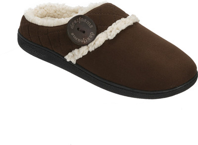

Dearfoams Women Brown Clogs