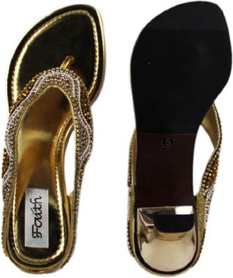 Faith Women Gold Heels