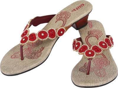 Glitz Women Beige Heels