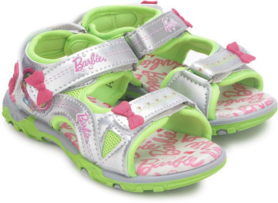 

Barbie Girls Sports Sandals, Silver/green