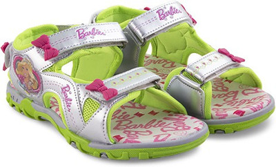 

Barbie Girls Flats, Silver/green