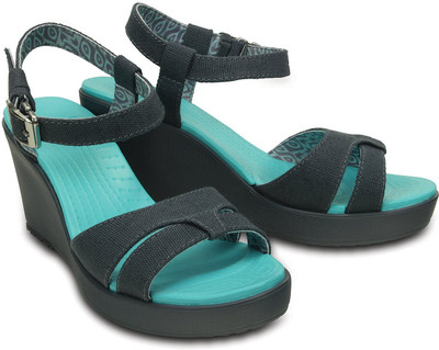 

Crocs Women Grey Wedges