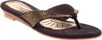 

Adorn Women Black Flats