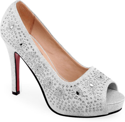 

Shuz Touch Women SILVER Heels