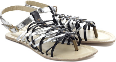 

Roish Women Silver Flats