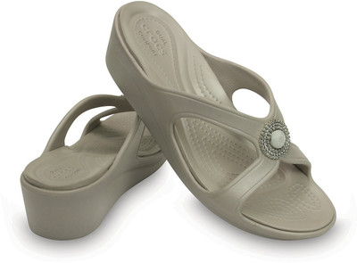 

Crocs Women Grey Wedges