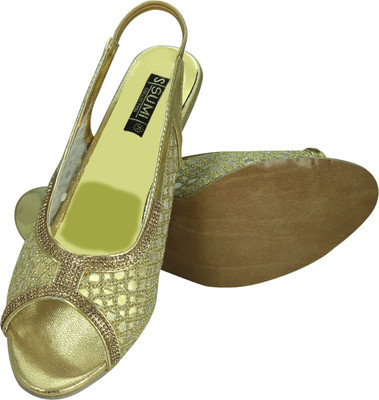 

Sumi Collections Girls Heels, Golden