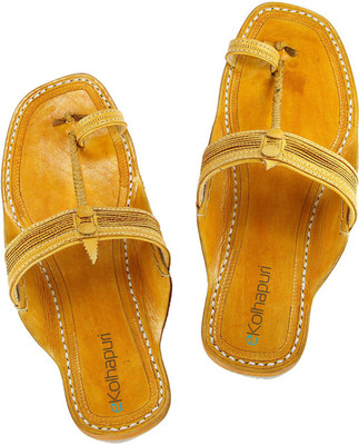 

eKolhapuri Women Yellow Flats