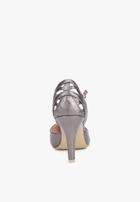 Addons Women Gunmetal Heels