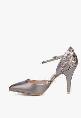 Addons Women Gunmetal Heels