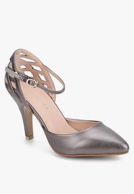 Addons Women Gunmetal Heels