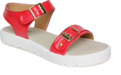 Vendoz Women Red Flats