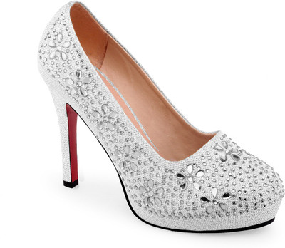 

Shuz Touch Women SILVER Heels
