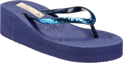 Zachho Women Blue Wedges