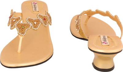 Indulgence Women Gold Heels