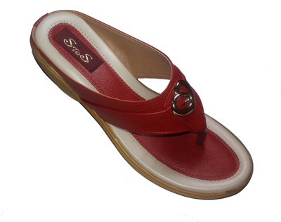 

S to S Girls Flats(Red