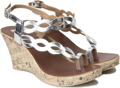 

Nell Women SILVER Wedges