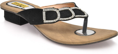 

Indirang Women Black Flats