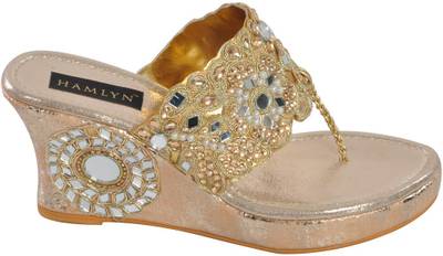 Hamlyn Women Gold Heels