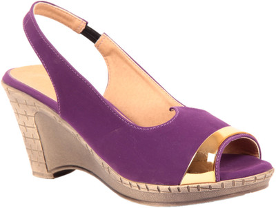 

Adorn Women Purple Wedges