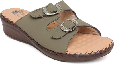 

Vendoz Women Olive Flats