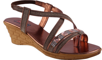 

Adorn Women Brown Wedges