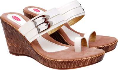 

Ilo Women White Wedges