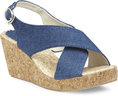 

Vero Couture Women Blue Wedges