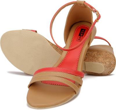 Yepme Women Blue &amp; Red Heels