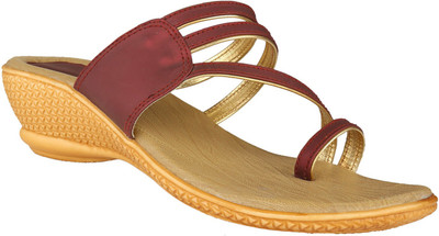 

Exotique Women Maroon Wedges