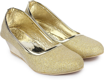 

Bonzer Women Gold Wedges