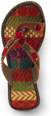 Indiangiftemporium Women Maroon Heels