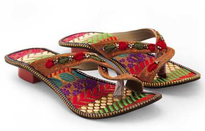Indiangiftemporium Women Maroon Heels
