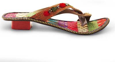Indiangiftemporium Women Maroon Heels