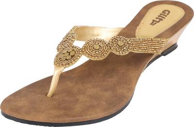 Glitz Women Gold Heels