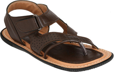

Azzaro Black Men Brown Sandals