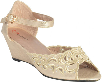 

Shuberry Women Gold Wedges
