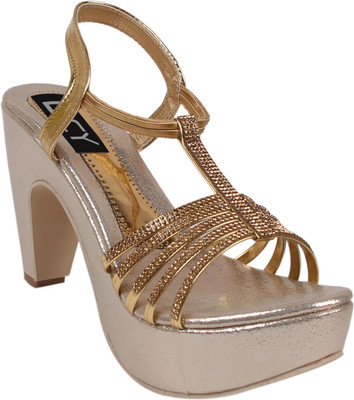 

DICY Women Gold Wedges