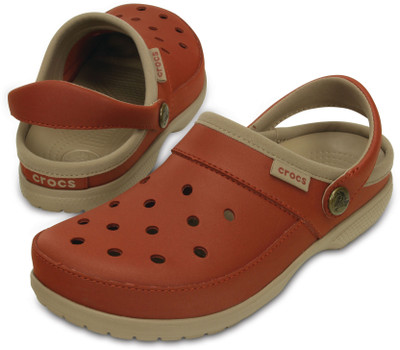 

Crocs Men Orange Clogs