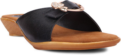 Kielz Women Black Wedges