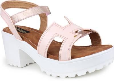 Shoetopia Women Pink Heels