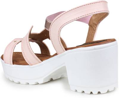 Shoetopia Women Pink Heels