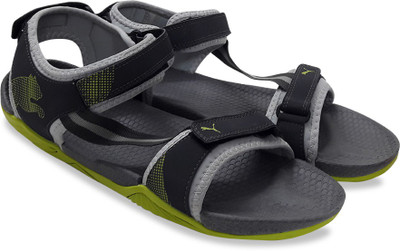 

Puma Men limestone gray-dark shadow-lim Sports Sandals