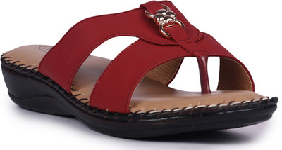 

DJH Women Maroon Wedges